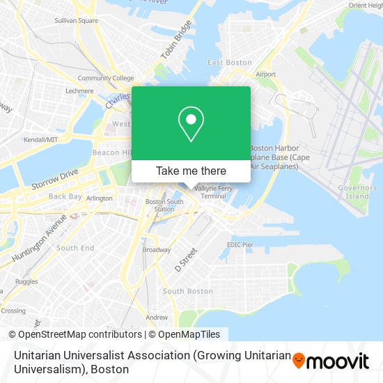 Unitarian Universalist Association (Growing Unitarian Universalism) map