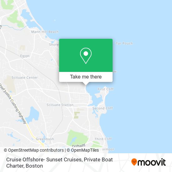 Cruise Offshore- Sunset Cruises, Private Boat Charter map