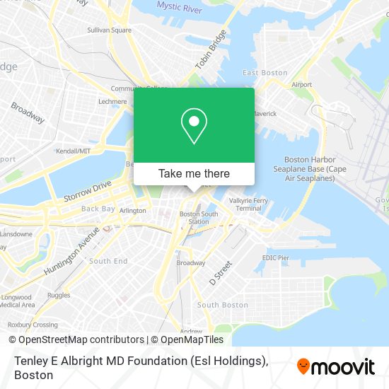 Tenley E Albright MD Foundation (Esl Holdings) map