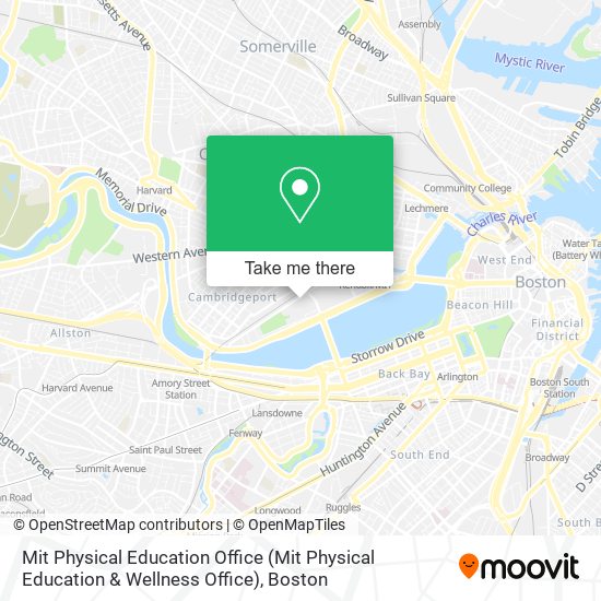 Mit Physical Education Office map