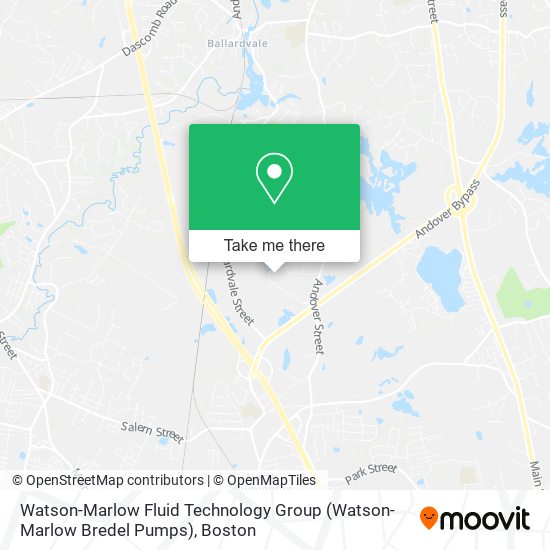 Watson-Marlow Fluid Technology Group (Watson-Marlow Bredel Pumps) map