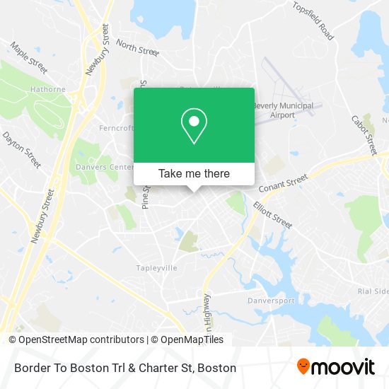 Mapa de Border To Boston Trl & Charter St
