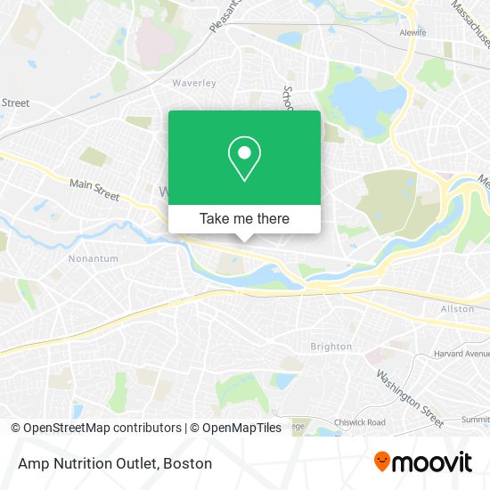 Amp Nutrition Outlet map