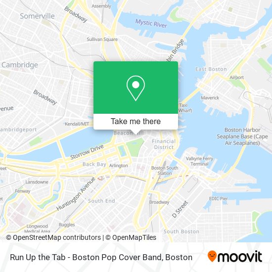 Run Up the Tab - Boston Pop Cover Band map
