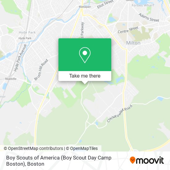 Mapa de Boy Scouts of America (Boy Scout Day Camp Boston)