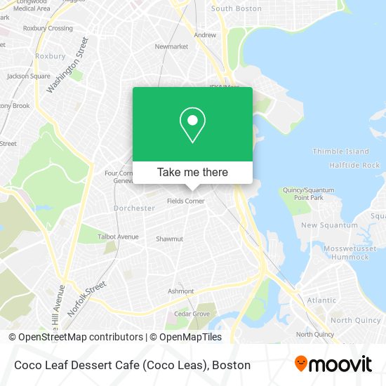 Mapa de Coco Leaf Dessert Cafe (Coco Leas)