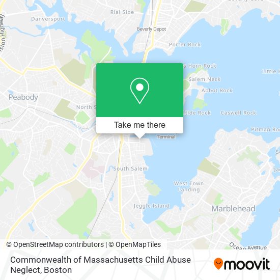 Mapa de Commonwealth of Massachusetts Child Abuse Neglect
