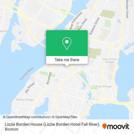 Lizzie Borden House (Lizzie Borden Hotel Fall River) map