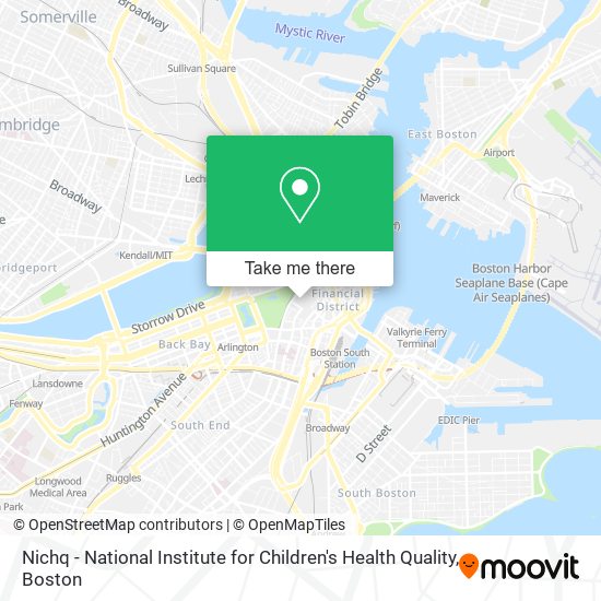 Mapa de Nichq - National Institute for Children's Health Quality