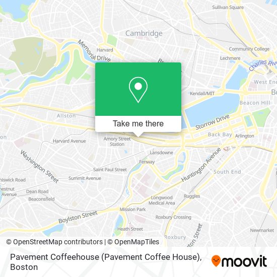 Mapa de Pavement Coffeehouse (Pavement Coffee House)