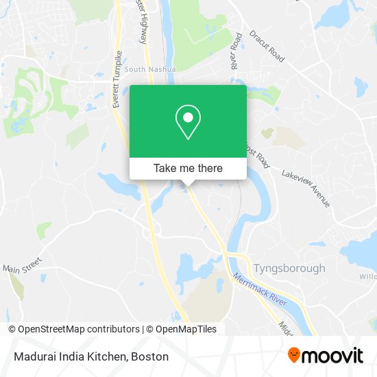 Madurai India Kitchen map