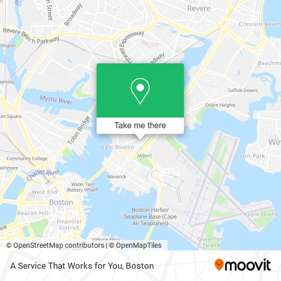 A Service That Works for You map