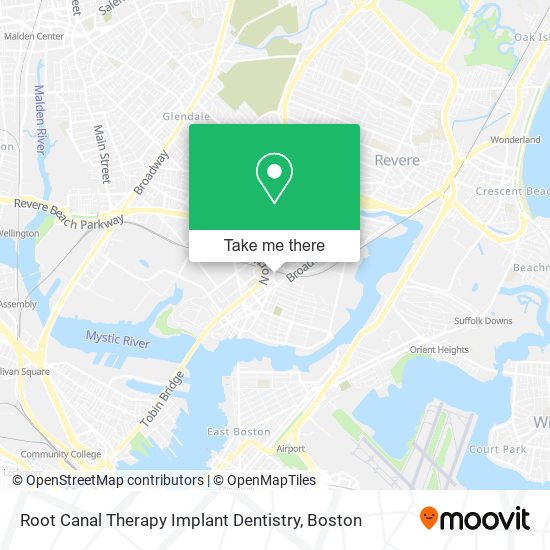 Root Canal Therapy Implant Dentistry map