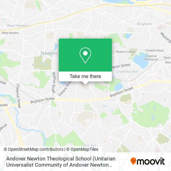 Andover Newton Theological School (Unitarian Universalist Community of Andover Newton Students) map