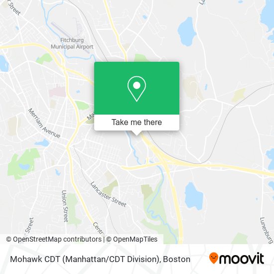 Mohawk CDT (Manhattan / CDT Division) map