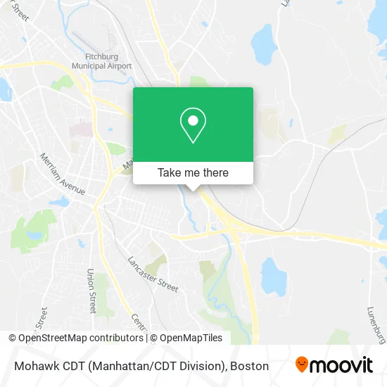 Mohawk CDT (Manhattan / CDT Division) map