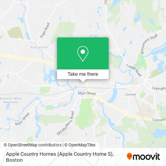 Mapa de Apple Country Homes (Apple Country Home S)