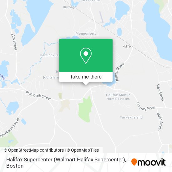 Mapa de Halifax Supercenter (Walmart Halifax Supercenter)