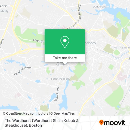 The Wardhurst (Wardhurst Shish Kebab & Steakhouse) map