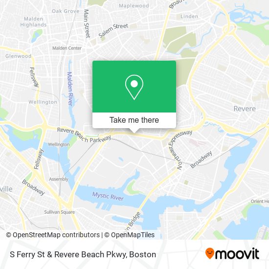 Mapa de S Ferry St & Revere Beach Pkwy