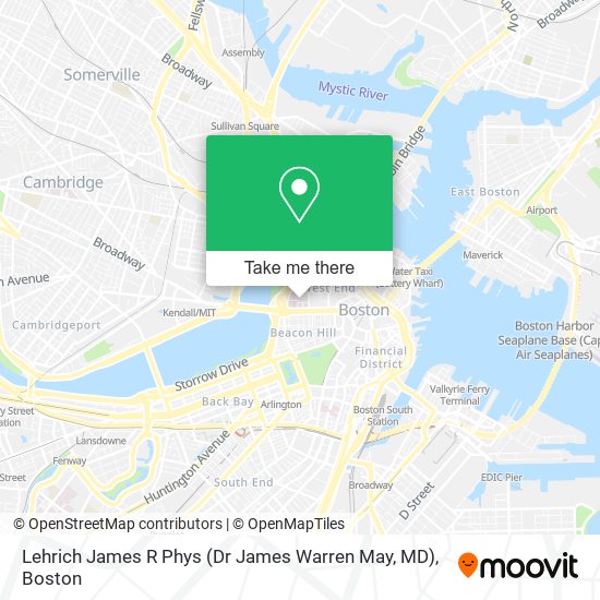 Mapa de Lehrich James R Phys (Dr James Warren May, MD)