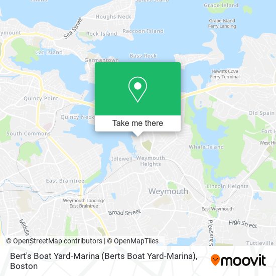 Bert's Boat Yard-Marina (Berts Boat Yard-Marina) map
