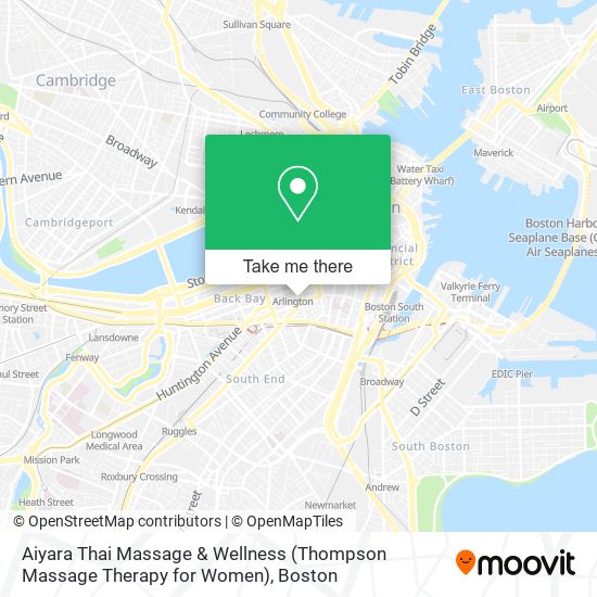 Mapa de Aiyara Thai Massage & Wellness (Thompson Massage Therapy for Women)