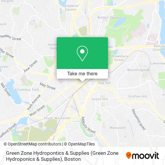 Green Zone Hydropontics & Supplies map