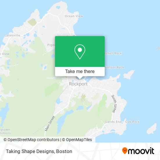 Mapa de Taking Shape Designs