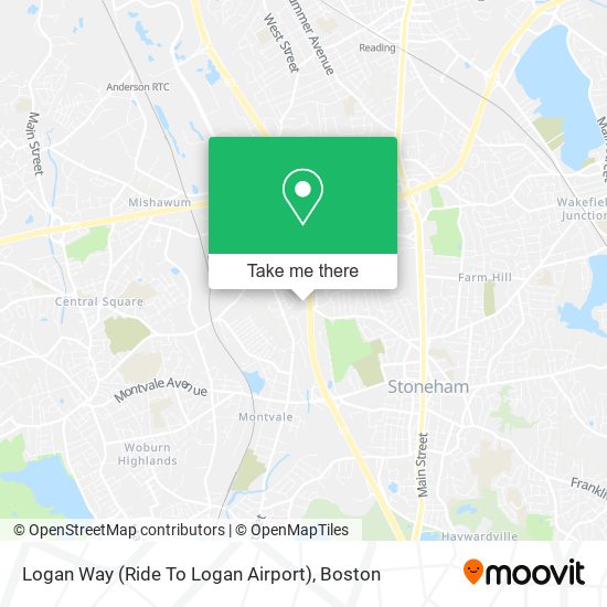 Mapa de Logan Way (Ride To Logan Airport)