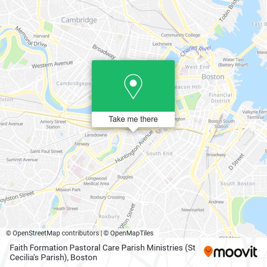 Mapa de Faith Formation Pastoral Care Parish Ministries (St Cecilia's Parish)