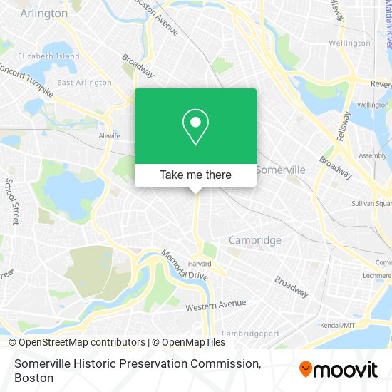 Somerville Historic Preservation Commission map