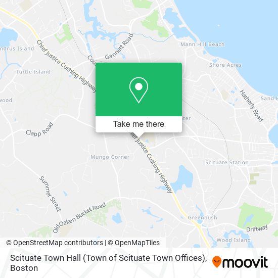 Scituate Town Hall (Town of Scituate Town Offices) map