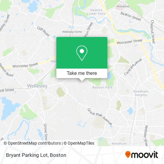 Bryant Parking Lot map