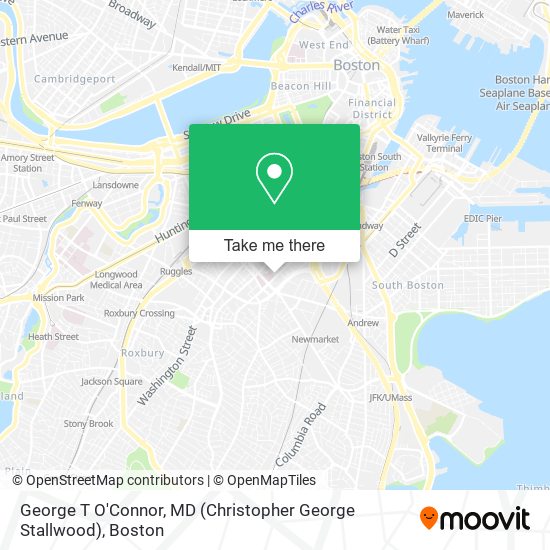Mapa de George T O'Connor, MD (Christopher George Stallwood)