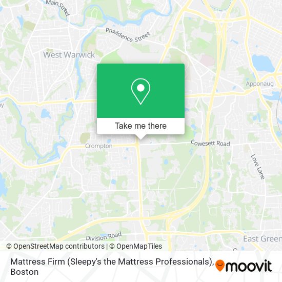 Mapa de Mattress Firm (Sleepy's the Mattress Professionals)