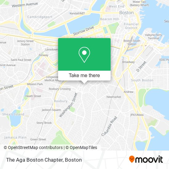 Mapa de The Aga Boston Chapter