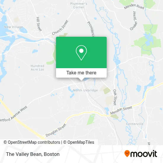 The Valley Bean map