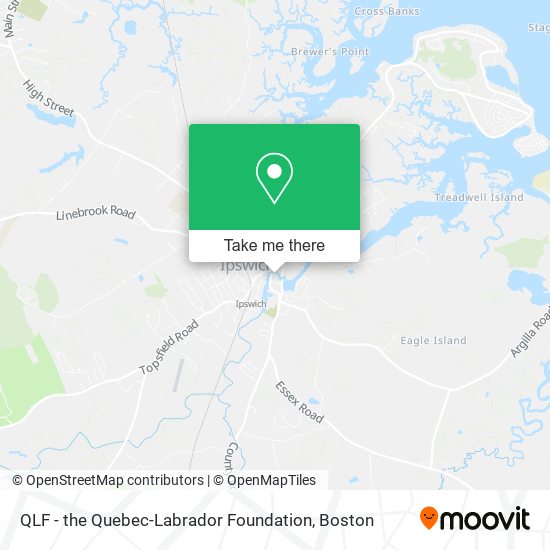 QLF - the Quebec-Labrador Foundation map