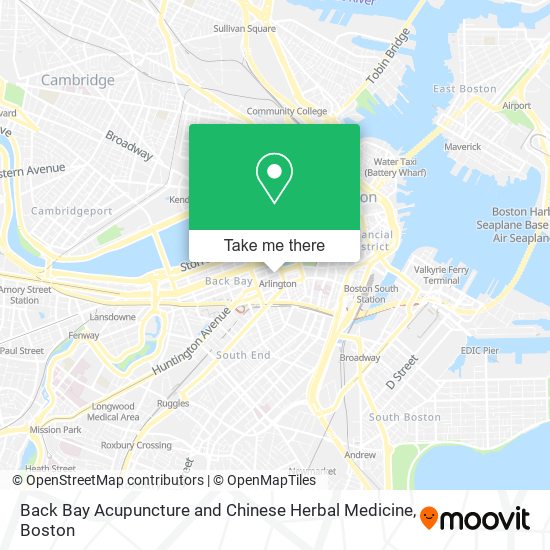 Back Bay Acupuncture and Chinese Herbal Medicine map