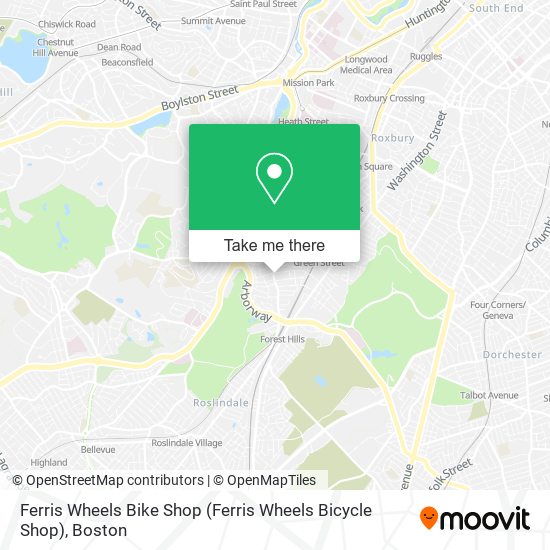 Ferris Wheels Bike Shop map