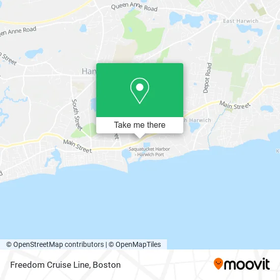Freedom Cruise Line map