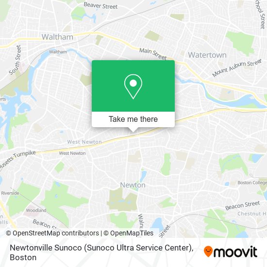 Newtonville Sunoco (Sunoco Ultra Service Center) map