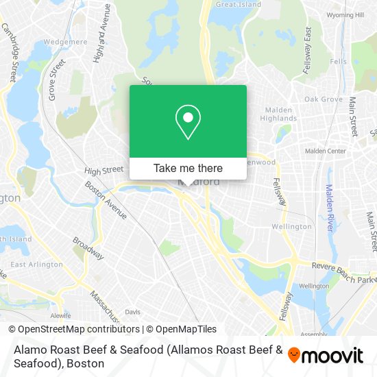 Alamo Roast Beef & Seafood map