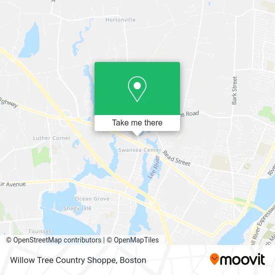 Willow Tree Country Shoppe map