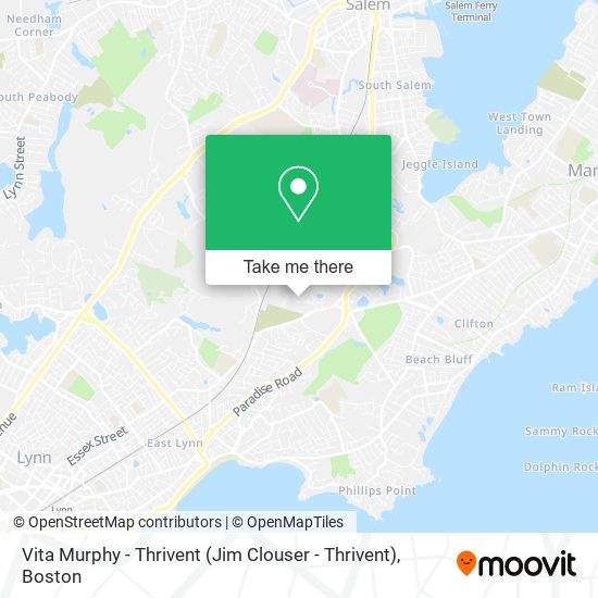 Mapa de Vita Murphy - Thrivent (Jim Clouser - Thrivent)