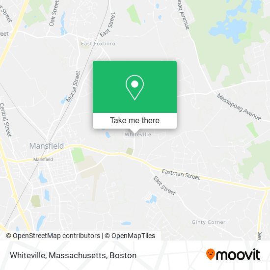 Whiteville, Massachusetts map