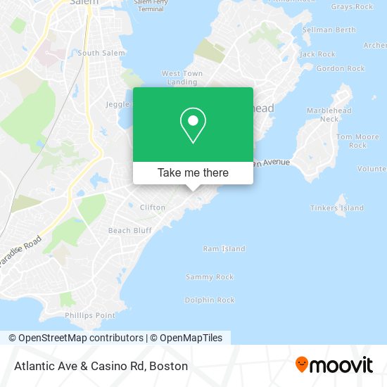 Mapa de Atlantic Ave & Casino Rd