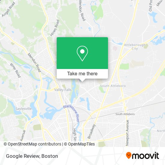 Google Review map