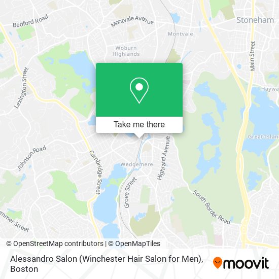 Alessandro Salon (Winchester Hair Salon for Men) map